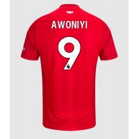 Maglia Calcio Nottingham Forest Taiwo Awoniyi #9 Prima Divisa 2024-25 Manica Corta